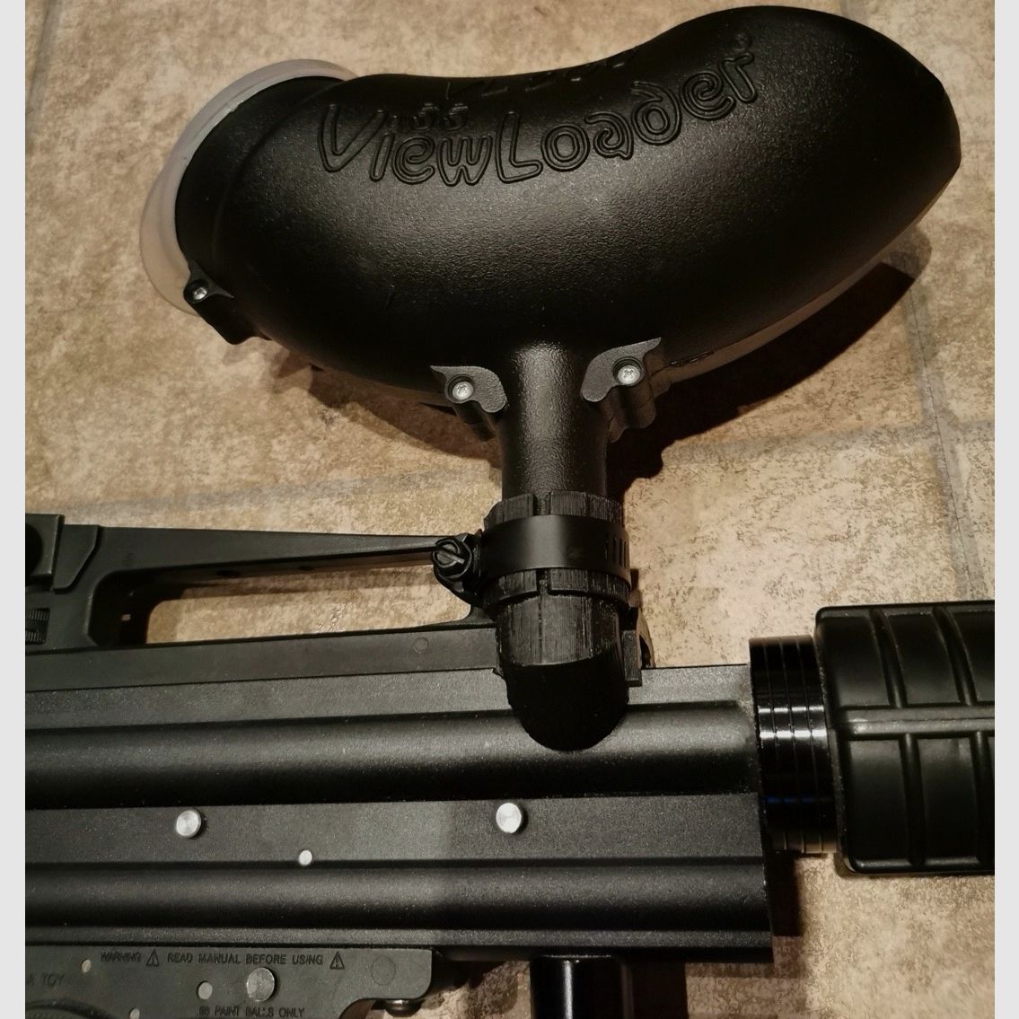 (FIXED PRICE - SHIPPING GERMANY INCLUDED IN PRICE) Umarex M16-1 Cal.68 Paintball Marker + Balls + Replacement Feedneck