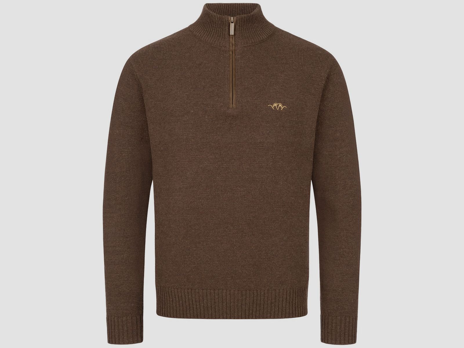 Blaser Wolle HZ Pullover Herren dunkelbraun, Bild 1 von 4