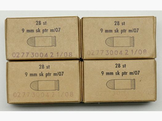 SK 9mm Long für Pistole m/07