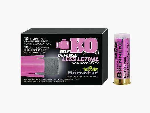 Brenneke K.O. SELF DEFENSE .12/70 8.2g 10 cartridges