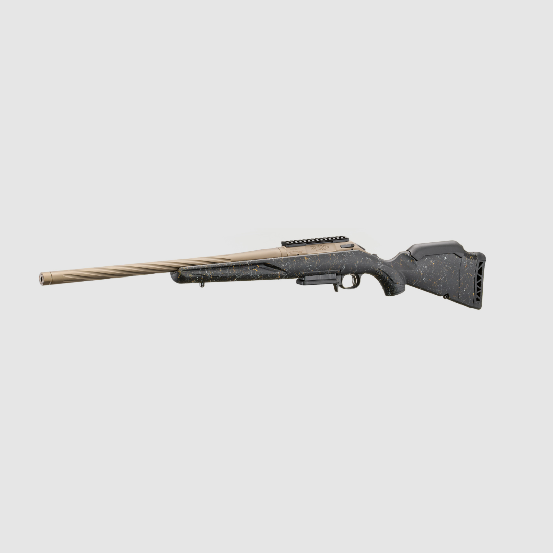 Ruger – rifle de cerrojo / American Rifle / Gen II Prairie / 20 / 3 disparos / Black Splatter / 6.5 Creedmoor, imagen 5 de 5