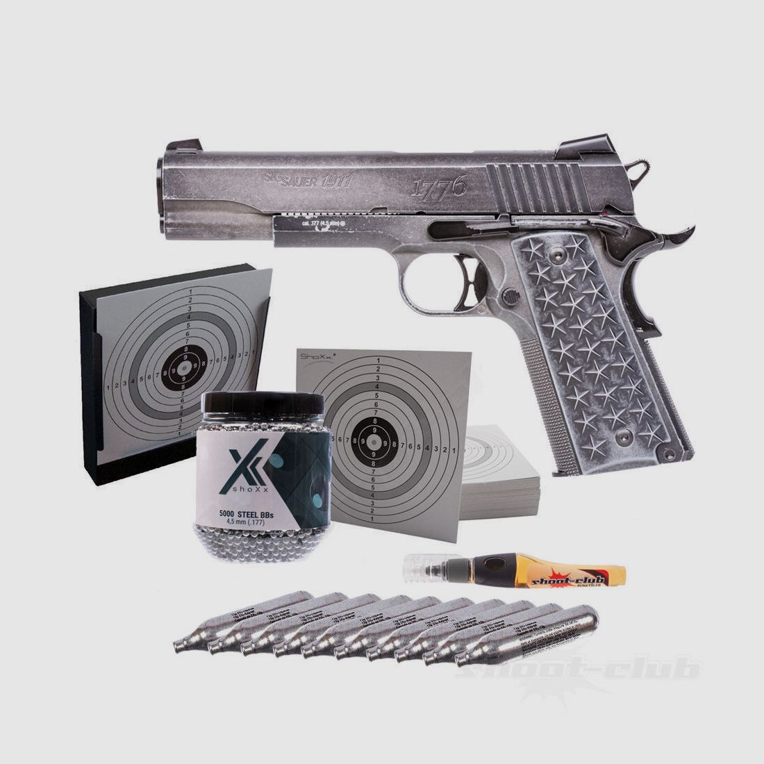 Sig Sauer	 Sig Sauer 1911 WTP im Set 4,5mm BB