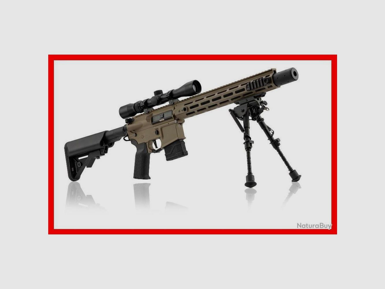 Replik LT-32 DMR Lancer Tactical - Komplettpaket Tan - Hohe Präzision - Militärische Leistung, Bild 3 von 5