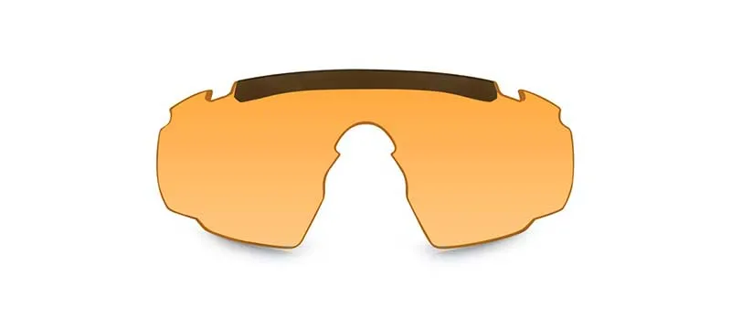 Wiley X SABER ADVANCED lunettes Smoke/Clear/Rust Tan Frame - 308T, image 6 sur 8