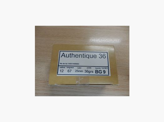 PATRONES JOCKER AUTHENTIQUE CAL. 12/67 BG 36 GRS