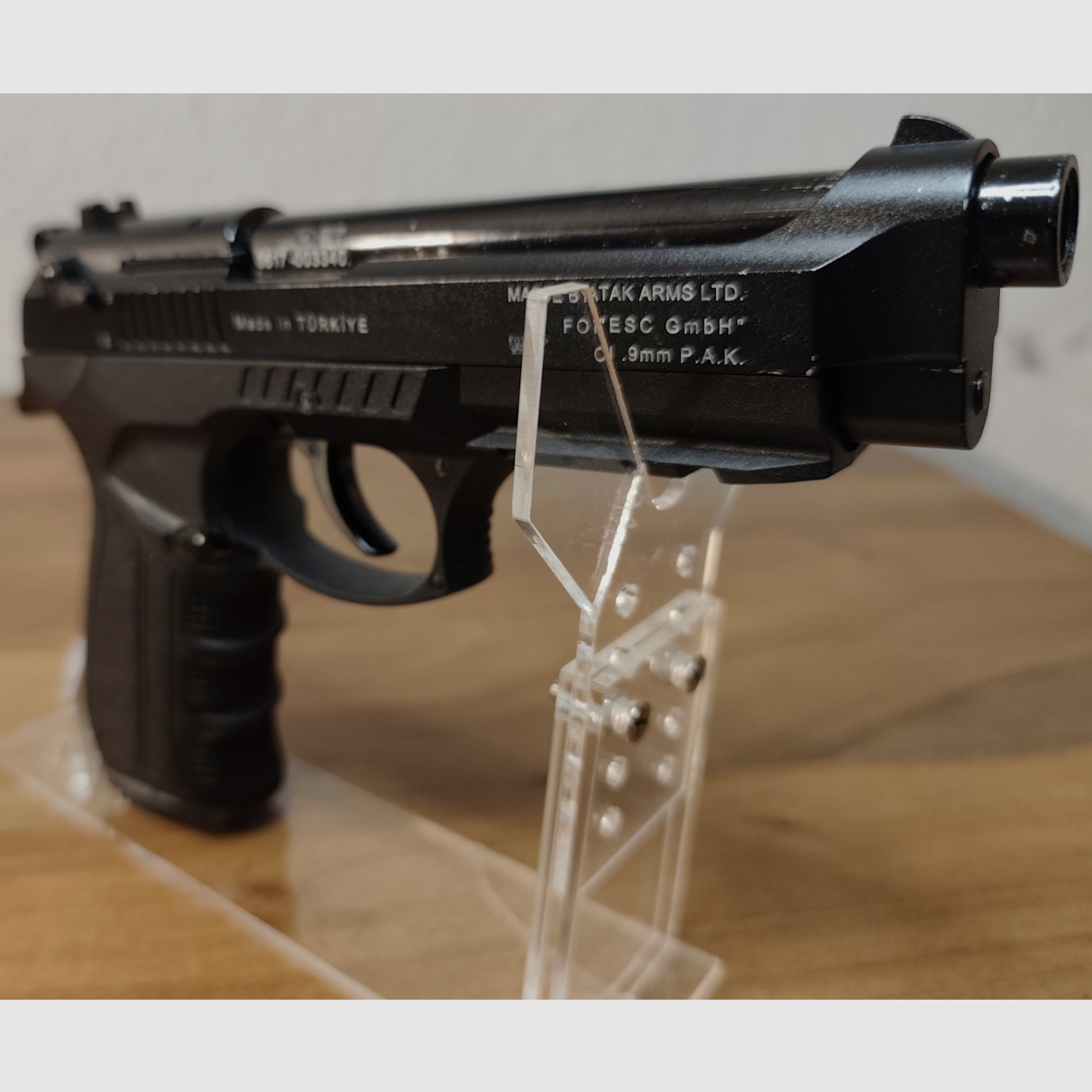 Zoraki 918 Kaliber 9mm P.AK. PTB 965 OVP + Munition