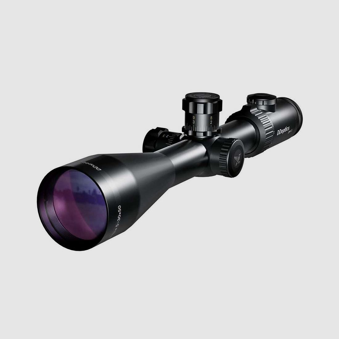 DDoptics Zielfernrohr | Nighteagle V6 5-30x50 | Gen3 | Tactical | MOA | Duplex