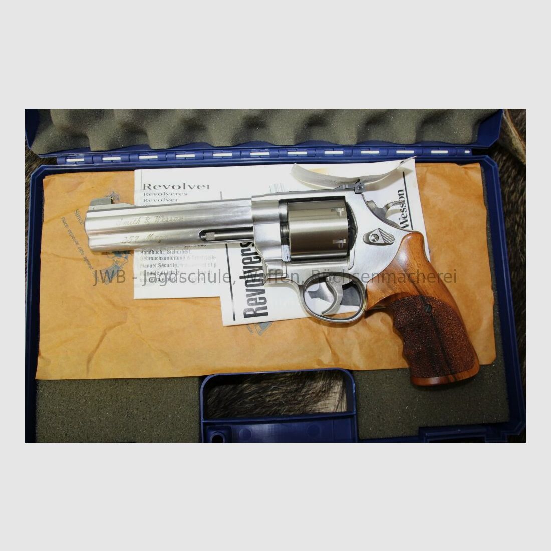 Smith & Wesson 627-2 Target Champion 6" Stainless .357Mag