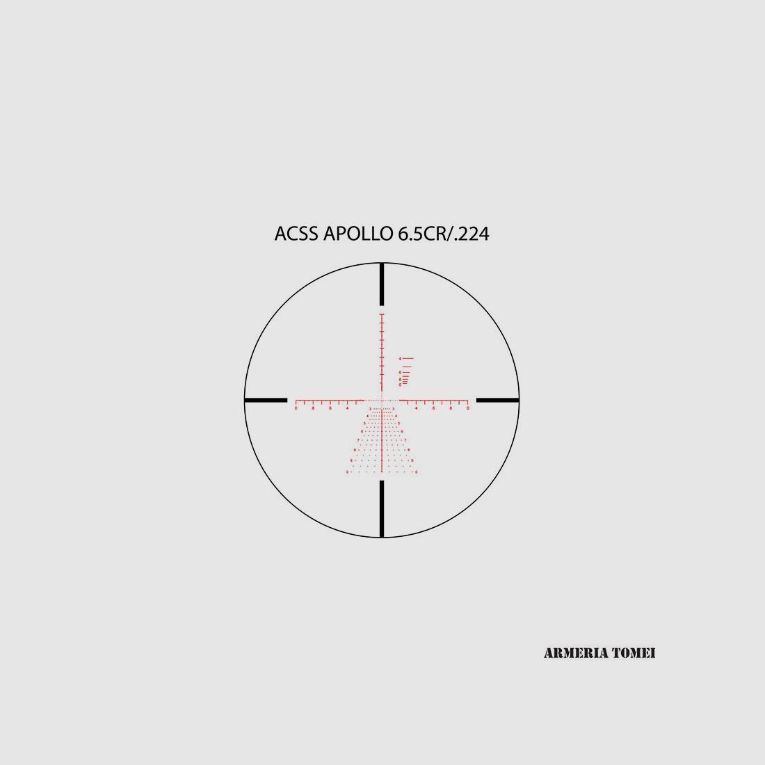 OPTIC – PRIMARY ARMS – SLx 5-25×56 FFP Rifle Scope ACSS® APOLLO 6.5CM Reticle, image 6 of 6