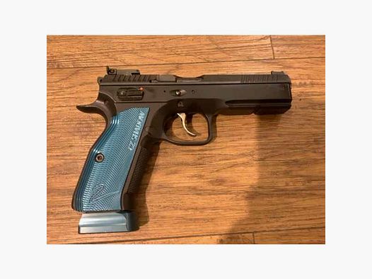Pistole CZ Shadow 2 Kal.:9mm Luger, Pro Tuning LPA Visier, Alu Magazinverlängerung,gebraucht
