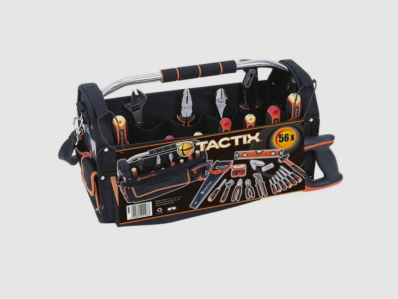 Tactix Werkzeugtasche 56-teilig