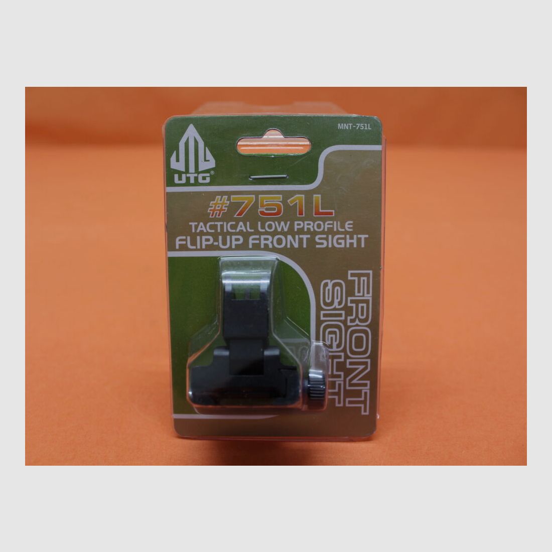 UTG - Leapers UTG Flip-Up Front Sight Low Profile (MNT-751L) Montaje de guardamanos / Klappkorn para perfil Picatinny