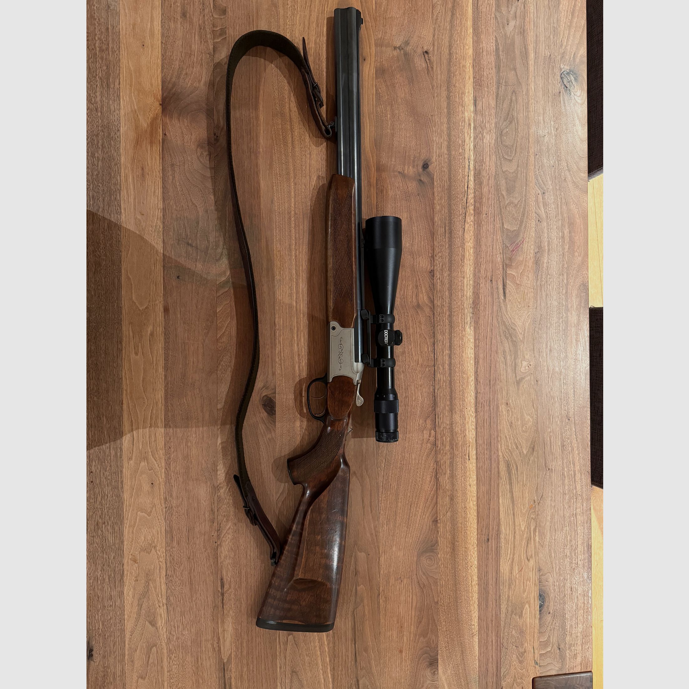Bockbüchsflinte | Frankonia Favorit | CZ BRNO | Kal. 12 und 7x65 R | Docter 3-12x56 | Blaser Sattelmontage