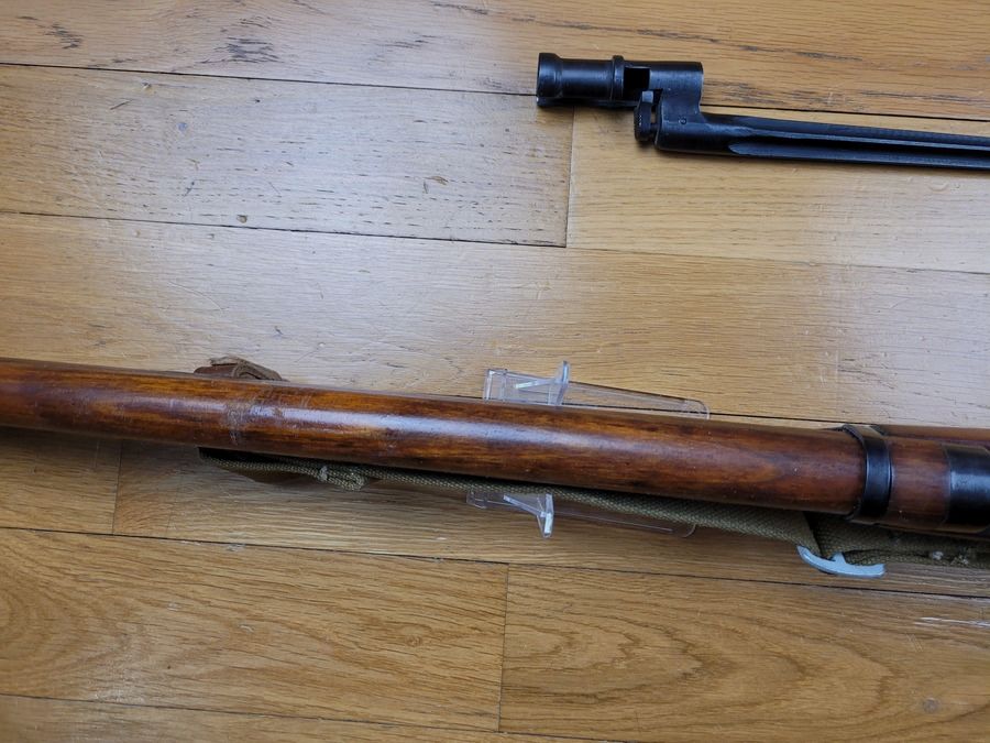 Mosin Nagant 1891/30 Gewehr – Vor-Kriegsqualität – Izhevsk 1930 – Achtkantgehäuse – Gewehrriemen und Bajonett – Ausgezeichneter Zustand oder das Liebesgelübde von Sergej und Tatiana!, Bild 21 von 22