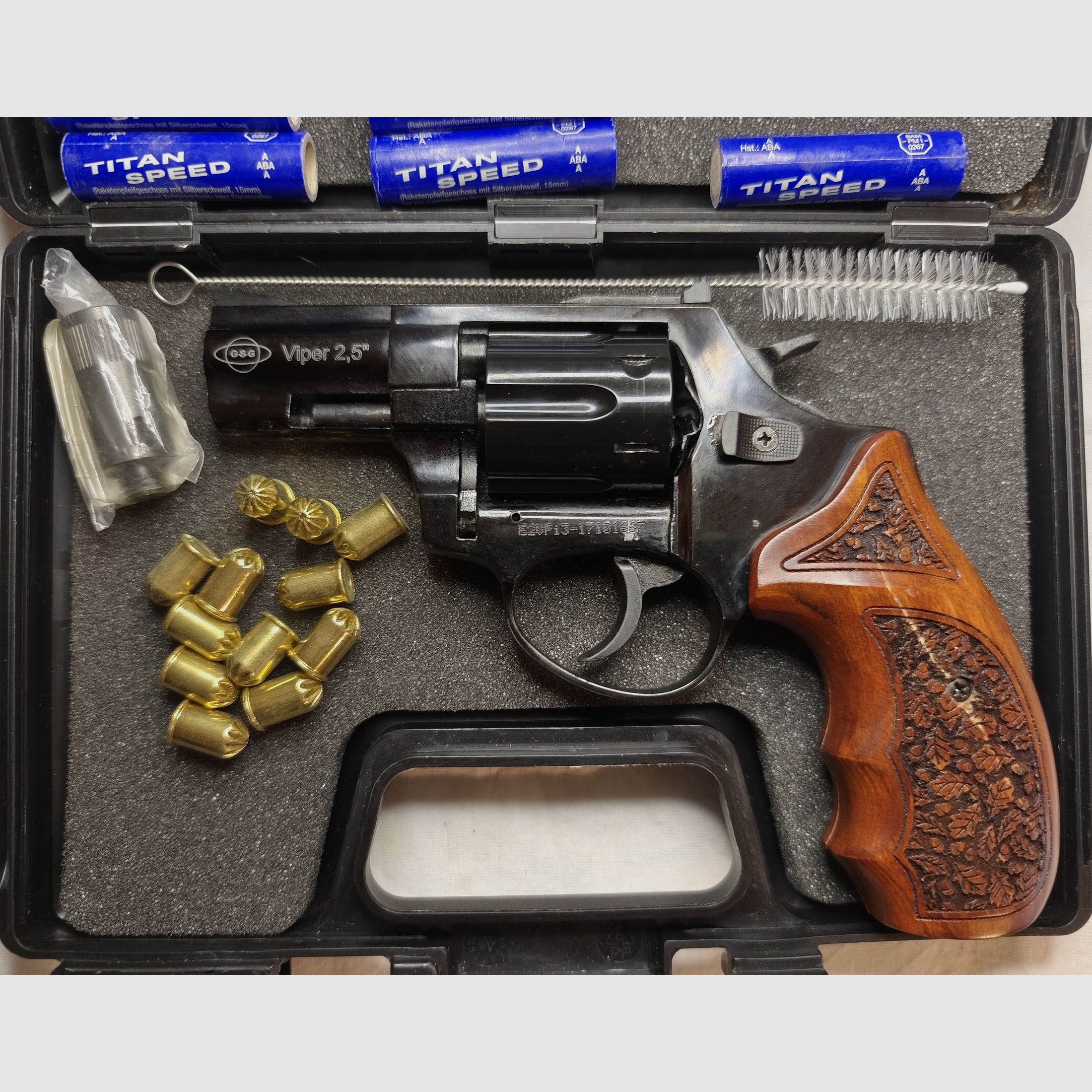 Ekol Viper 2,5 Zoll Schreckschuss Revolver SchwarzKaliber 9 mm R.K.