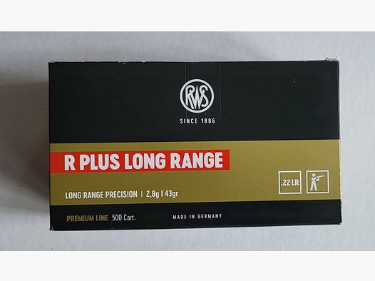 .22 lr  LongRange-Munition: RWS R Plus Long Range