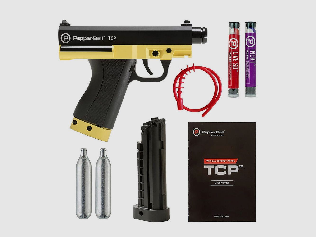 PepperBall TCP Home Defense Kit Gelb .68 RAM Waffen Set