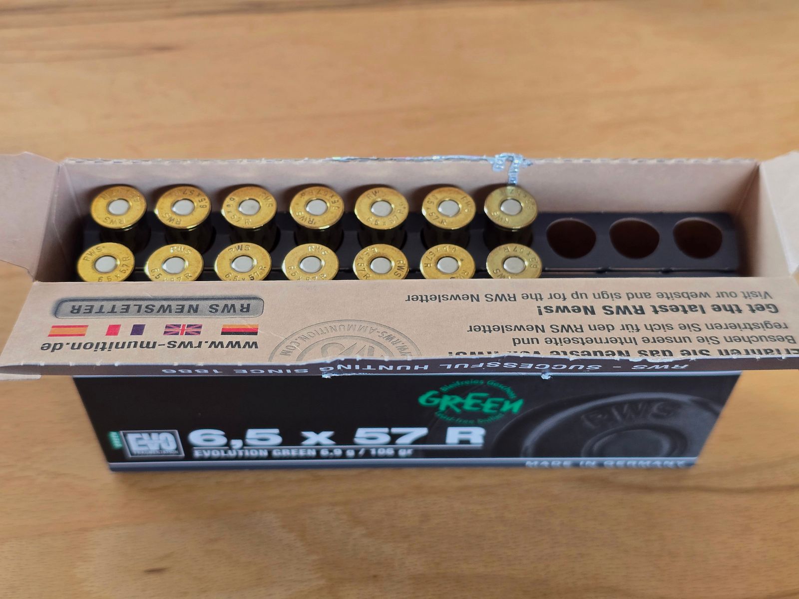 RWS Evo Green 6,5×57R, RWS DK 6,5×57R