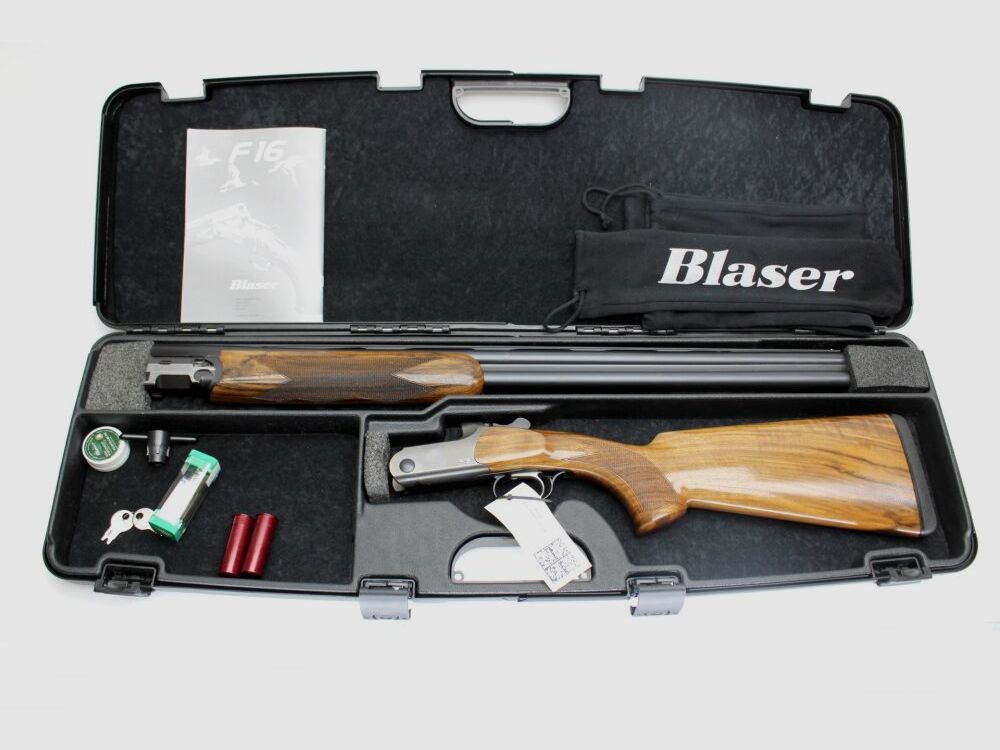 BDF Blaser F16 Game Bockdoppelflinte Stahlschrot, Wechselchoke 12/76