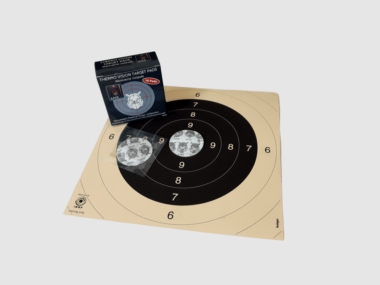 AMR podkładki celownicze termograficzne 10 szt.
