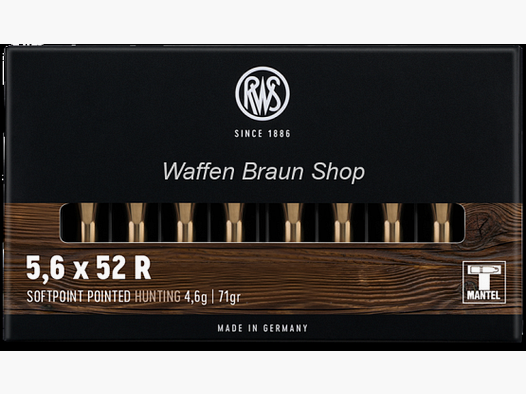 RWS 5,6X52 R TMS 4,6G 20ER
