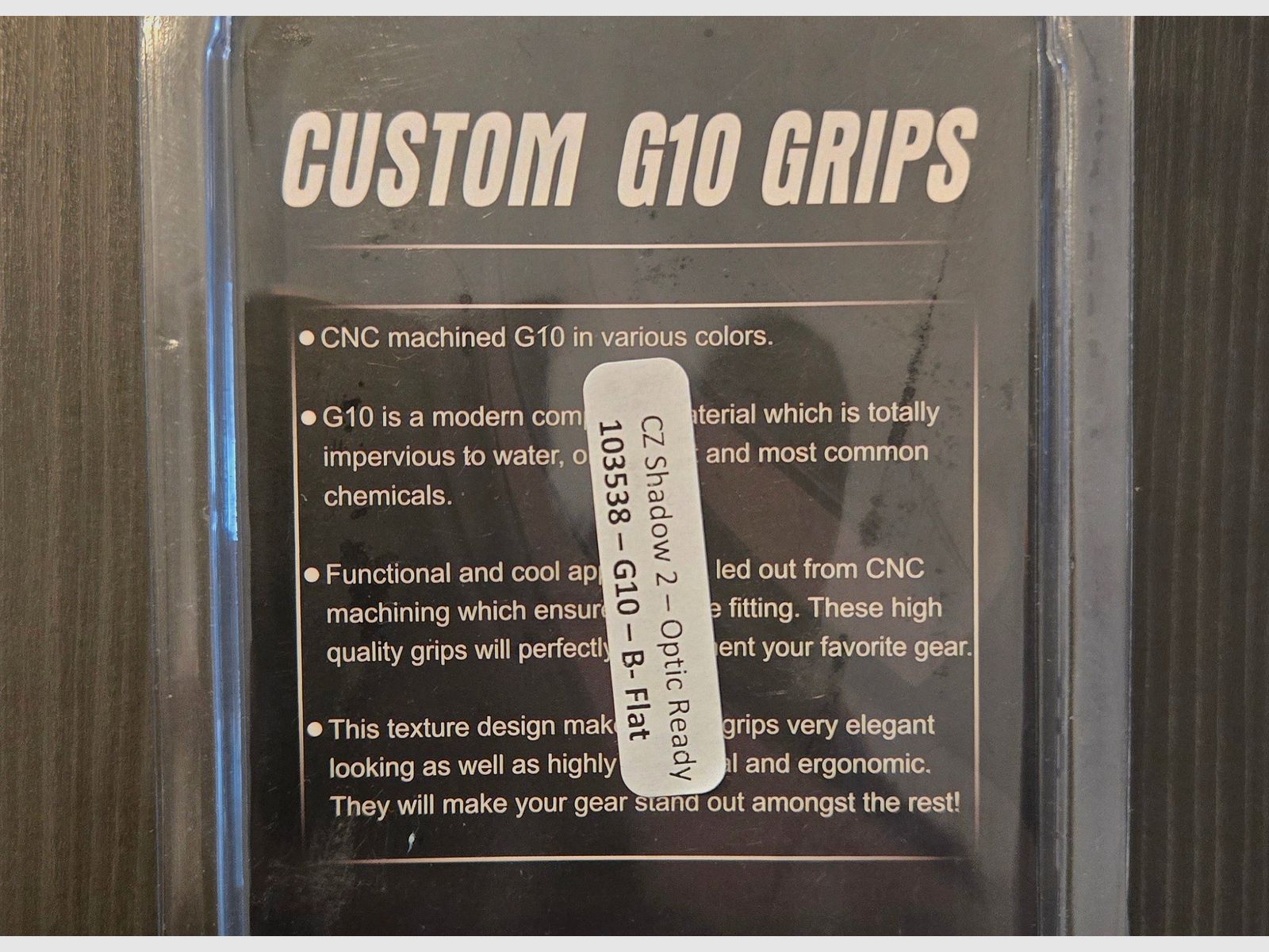 BC CZ Shadow 2 G10 Griffschalen Flat.