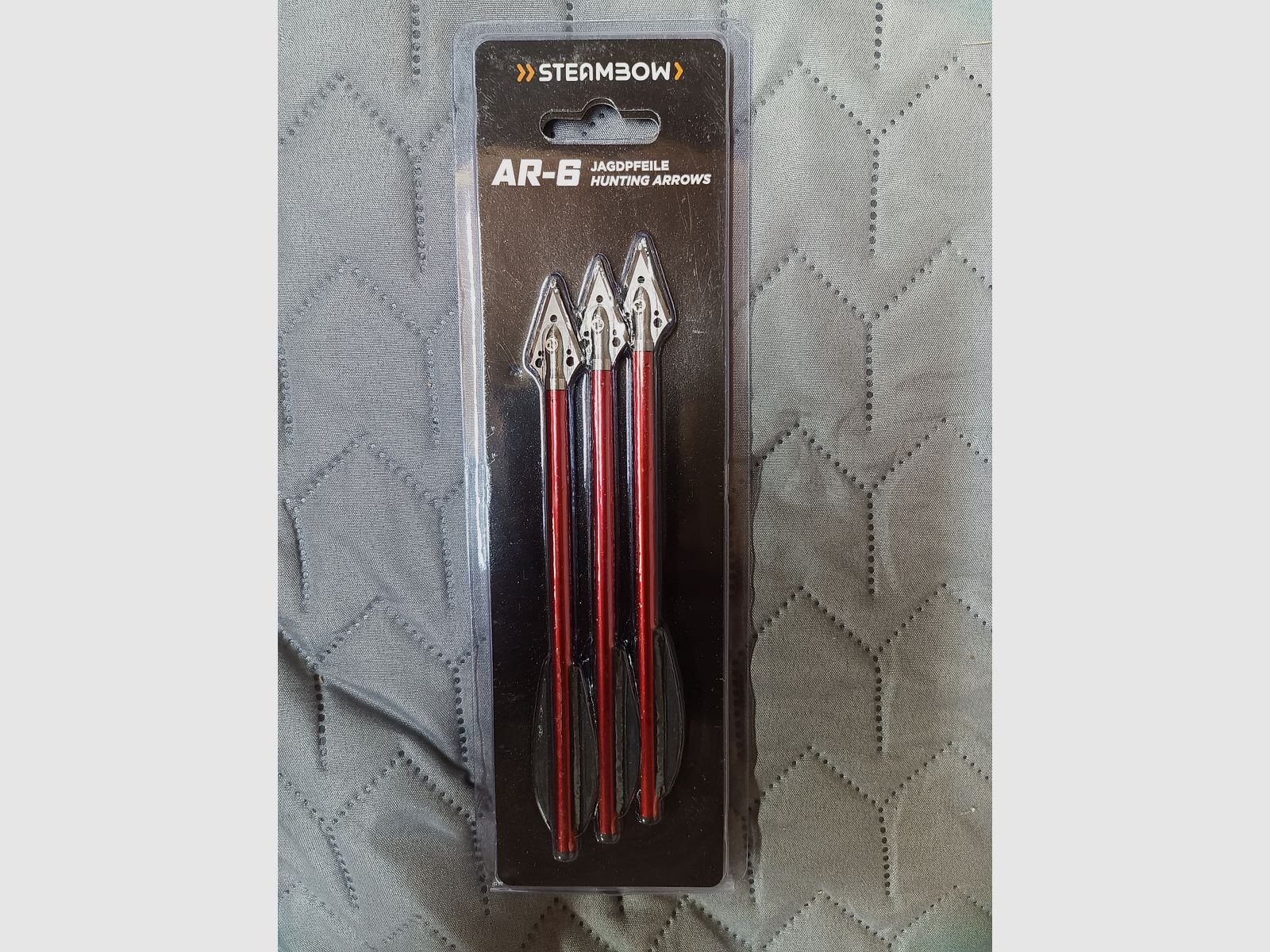 Steambow Jagdbolzen 3 Stück AR-6 Stinger 2 Armbrustbolzen