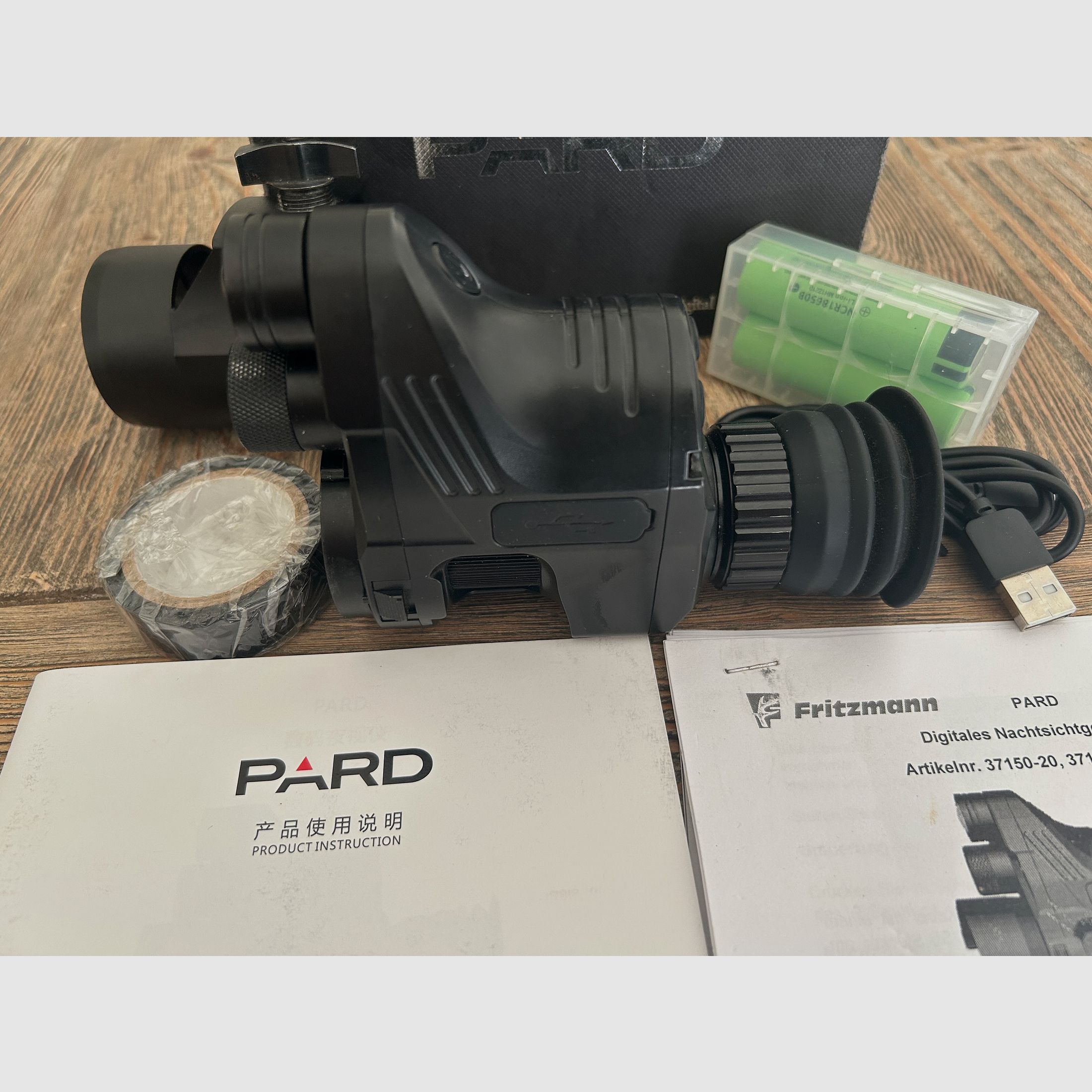 PARD NV007 mit Adapter Swarovski Z6i u. Zubehör 
