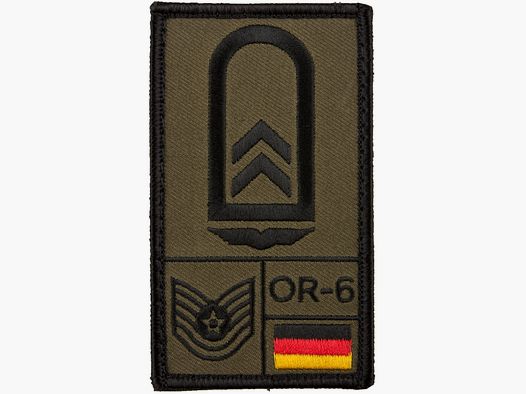 Café Viereck Café Viereck Rank Patch Oberfeldwebel Luftwaffe oliv