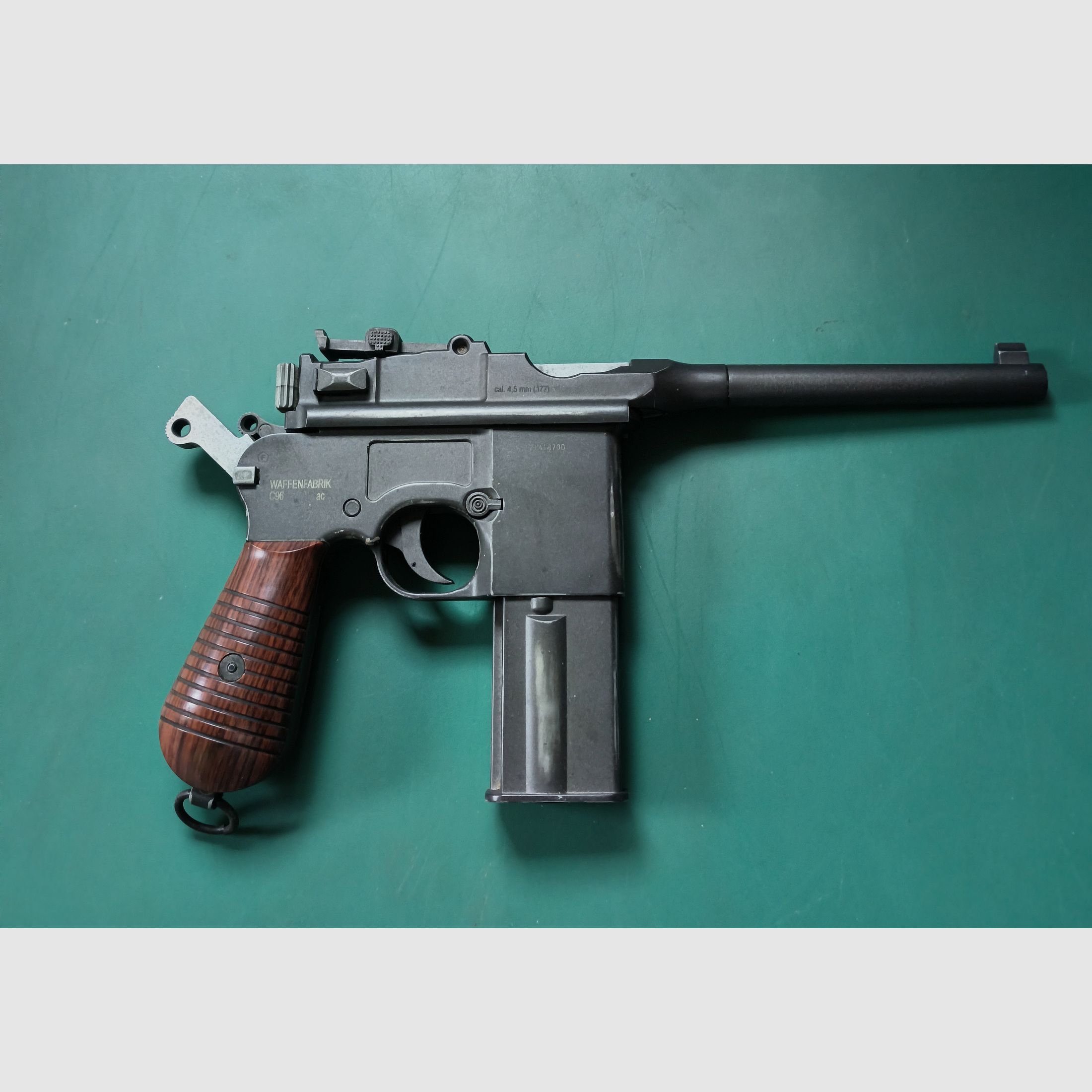 Umarex Legends "Mauser" C96 4,5mm Stahl BB CO2 Blowback Einzelstück 