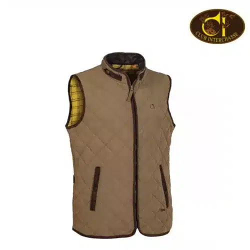 Veste matelasse sans manche club interchasse