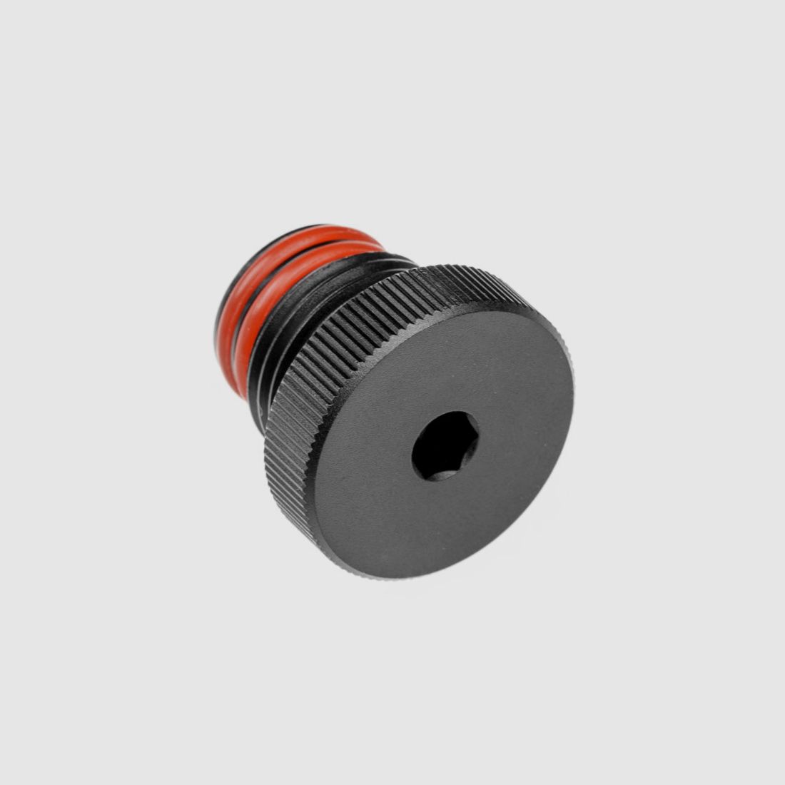 SMALL CO² CAP | FSC / FSC XP / Pistelle X-68 / IntruBuster.68 / Beeman BP50 kompatibel | Aluminium | Schwarz eloxiert