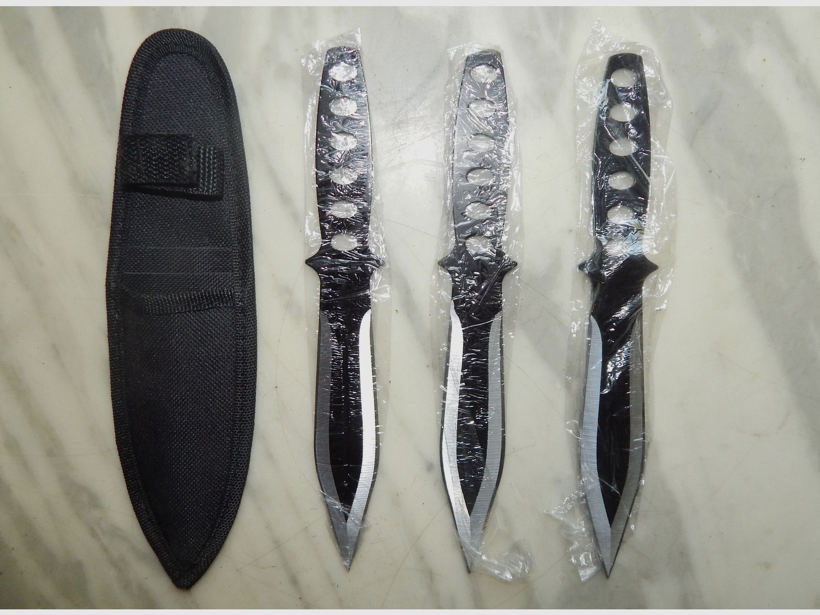 Juego de cuchillos de lanzamiento / como nuevo