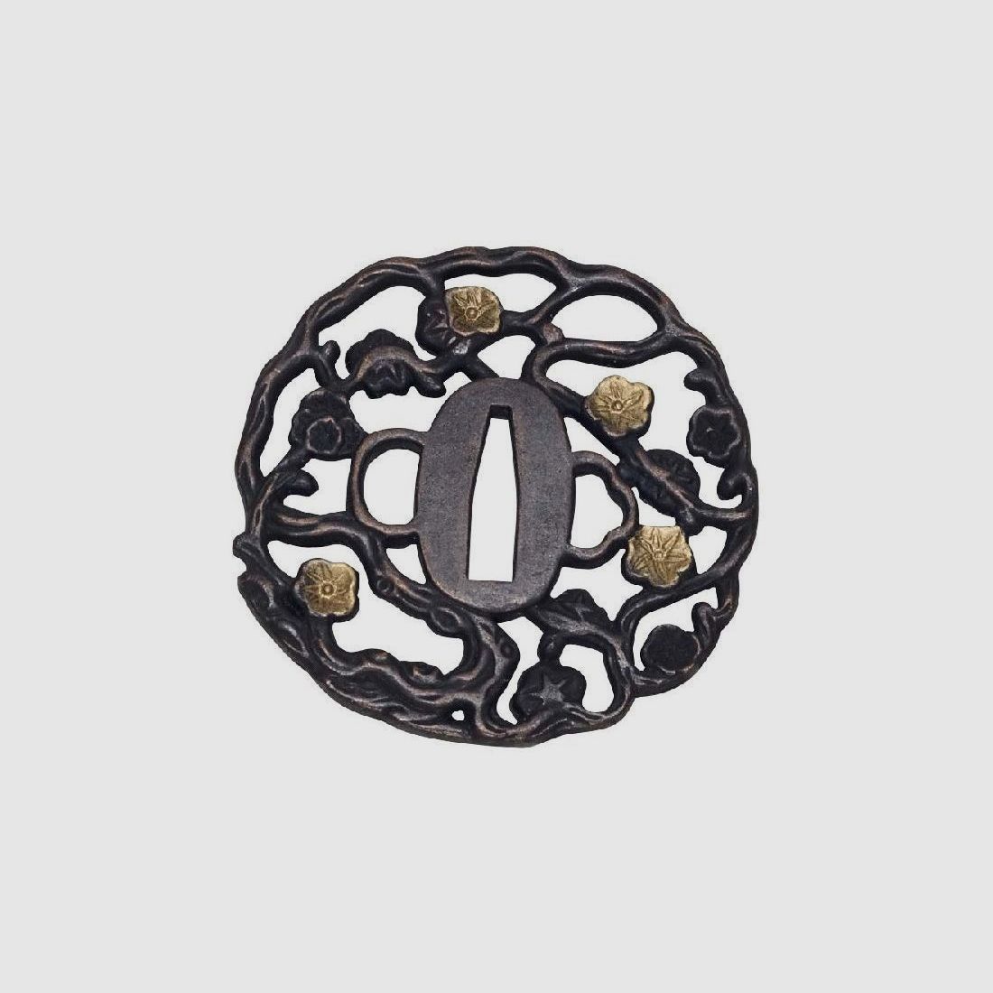 John Lee Golden Flower Tsuba