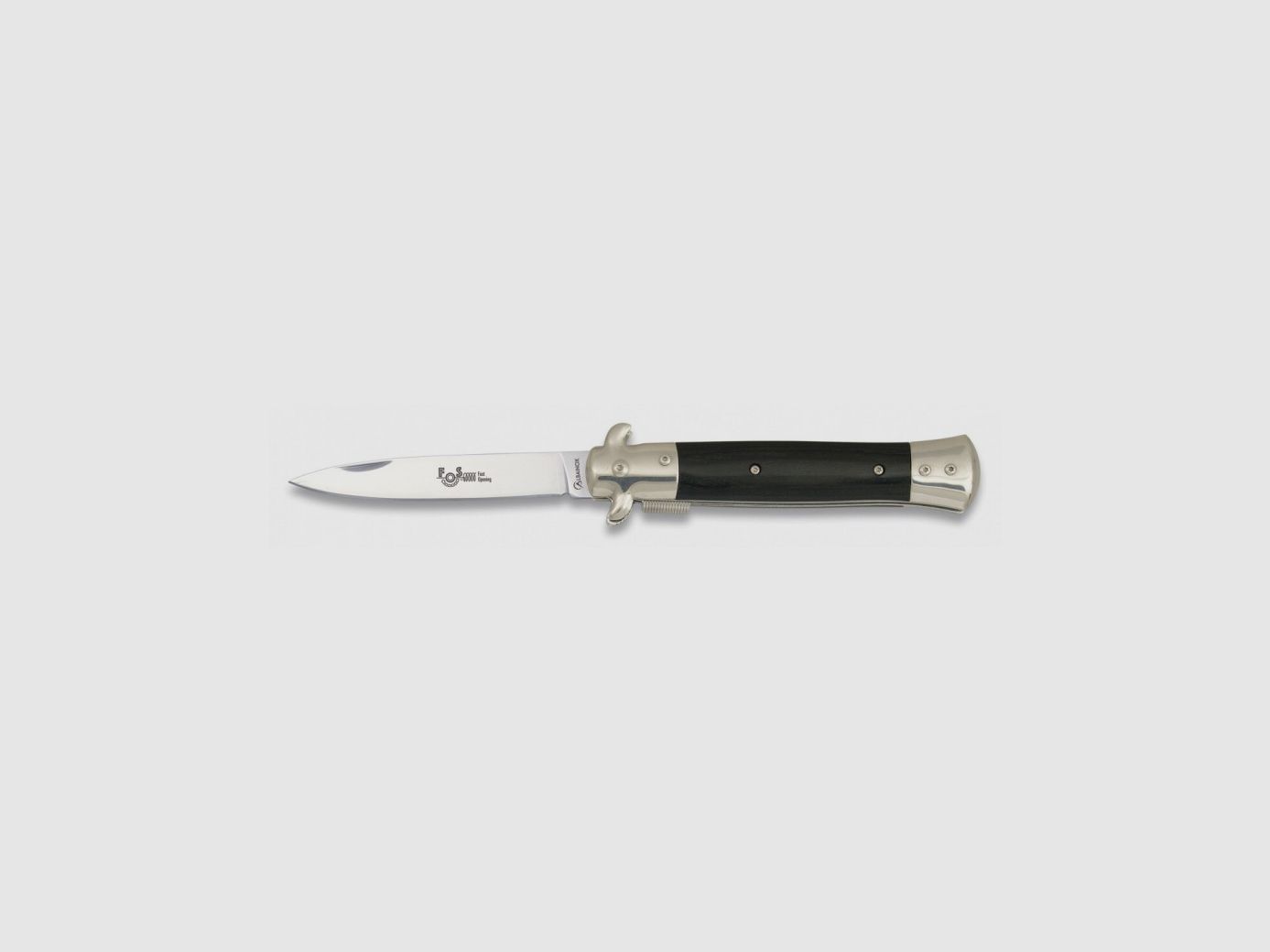 Albainox schwarzes Taschenmesser