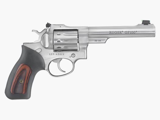 RUGER REVOLVER GP100 .22 LR 5.5"/14CM STAINLESS STEEL