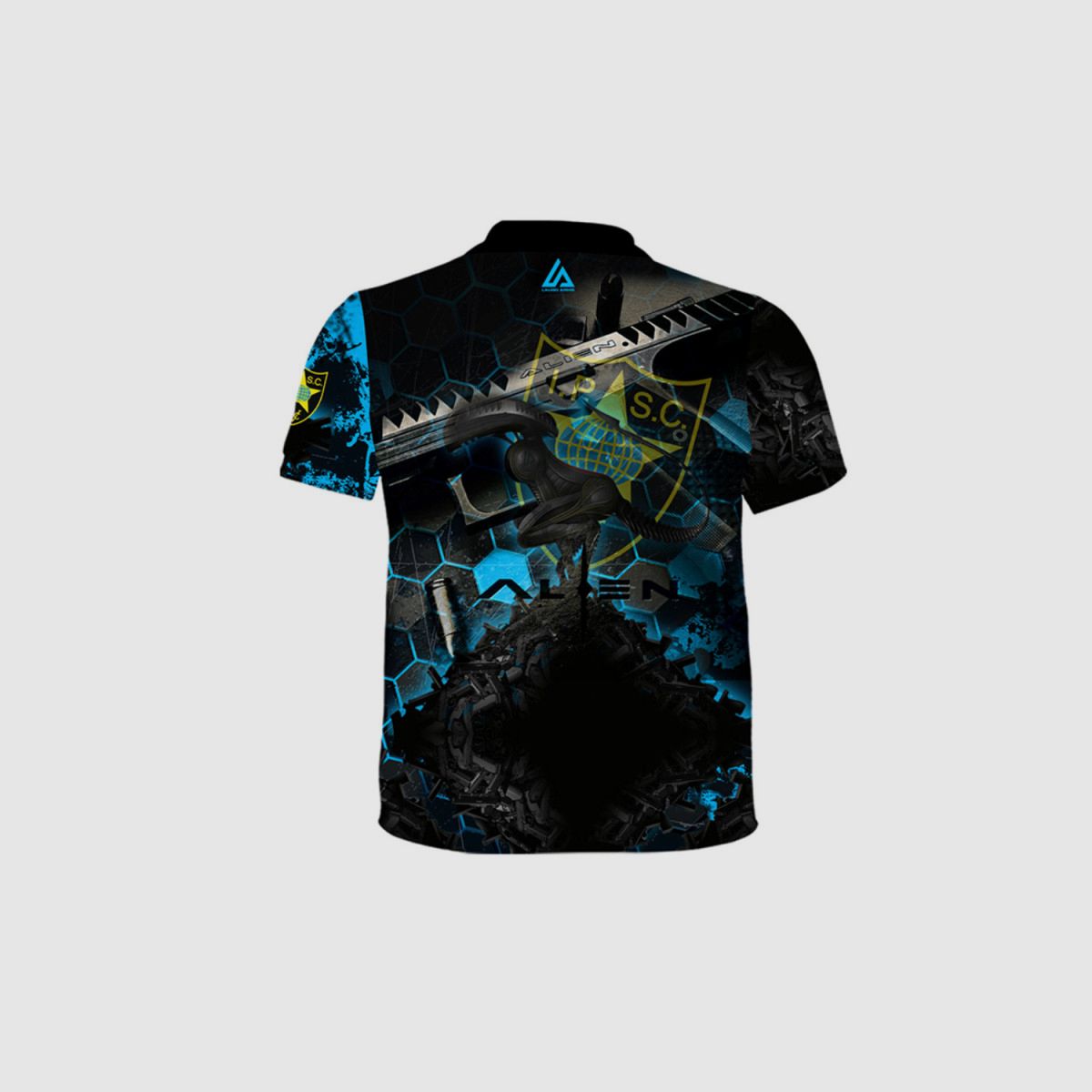 DED ALIEN IPSC T-Shirt, Größe: 3XL, Benutzerdefinierter Name: Mit Benutzerdefiniertem Namen, Bekleidungsart: Damen, Bild 2 von 3