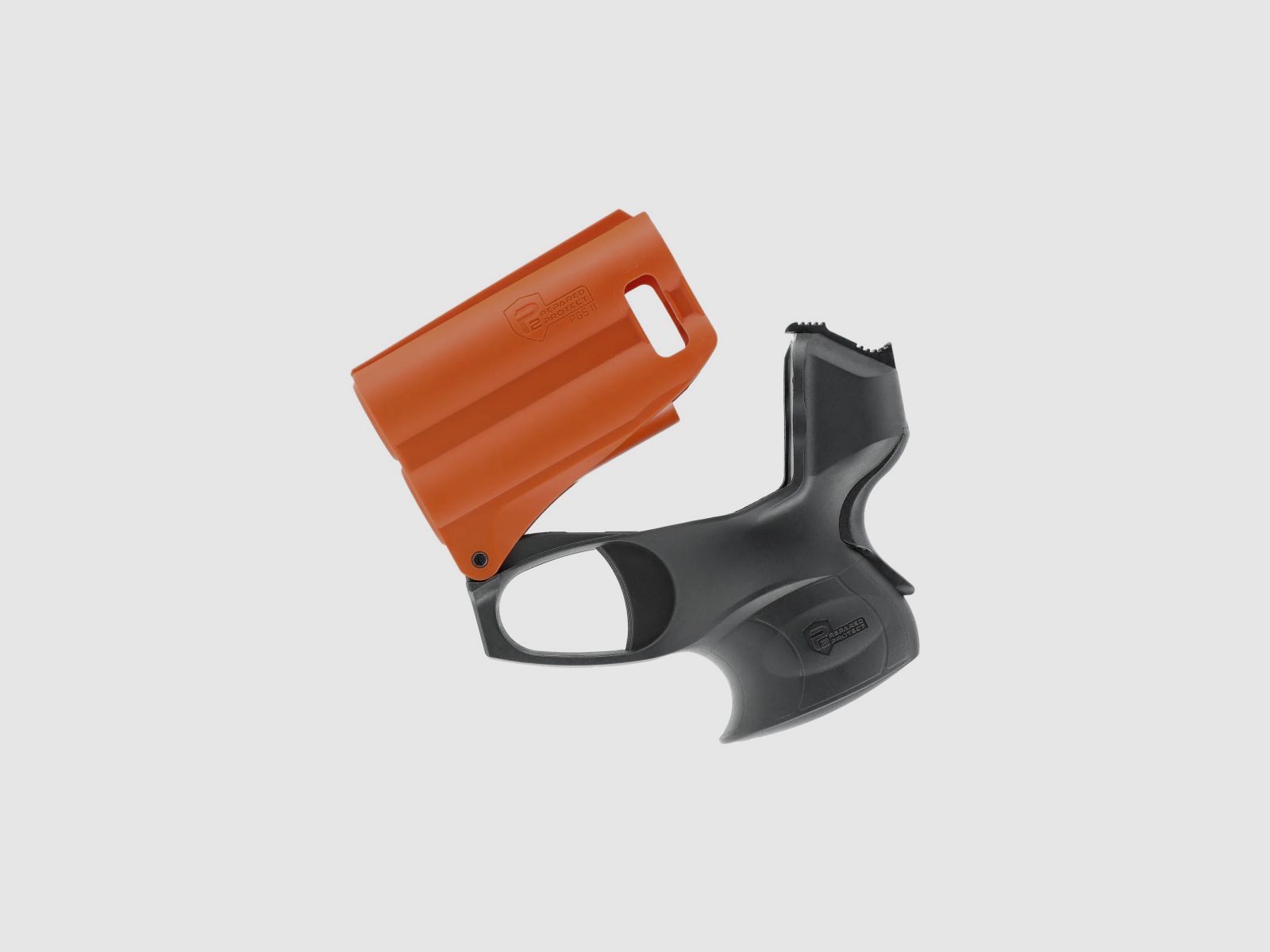 P2P Pfefferpistole PGS II Kit mit Taschenlampe schwarz/ orange inkl. 11 ml Pfefferkartusche