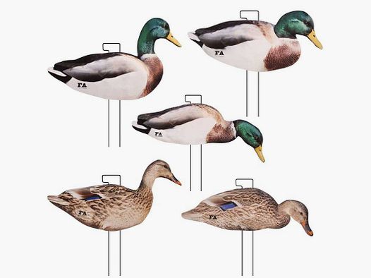 KIT 12PCS FINAL APPROACH SILHOUETTE 2D MOLD MALE AND FEMALE GOOSE