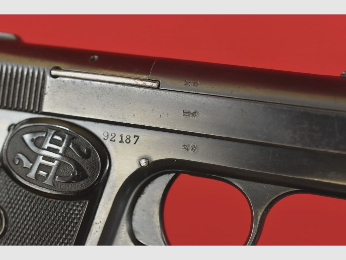 #2617 C.G. HAENEL SCHMEISSER PISTOL MODEL 1 cal. 6.35, image 13 of 21
