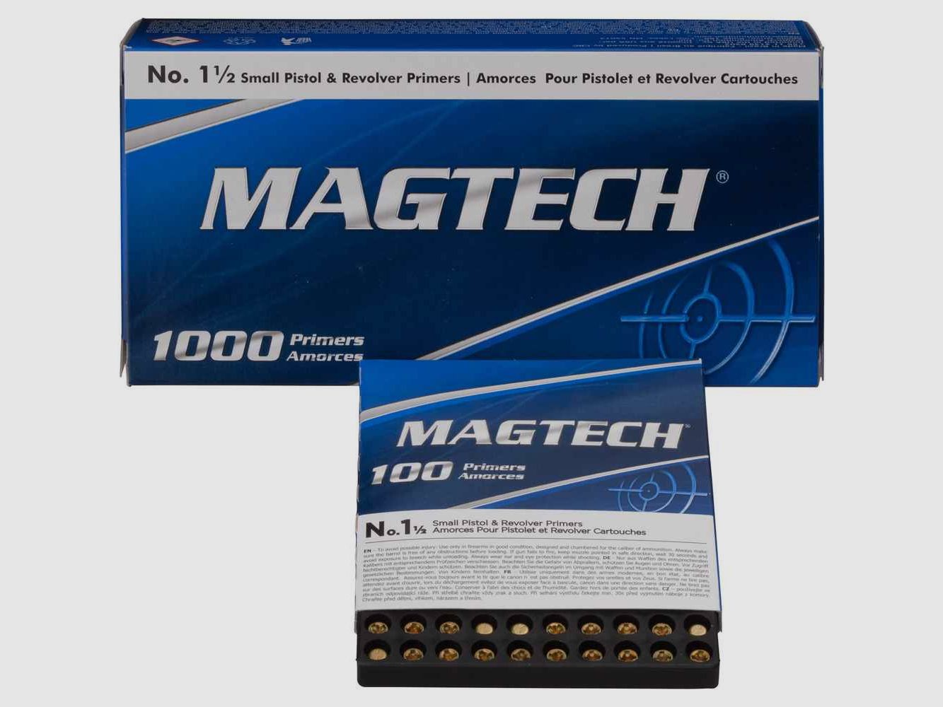 Magtech Zündhütchen Small Pistol 1 1/2