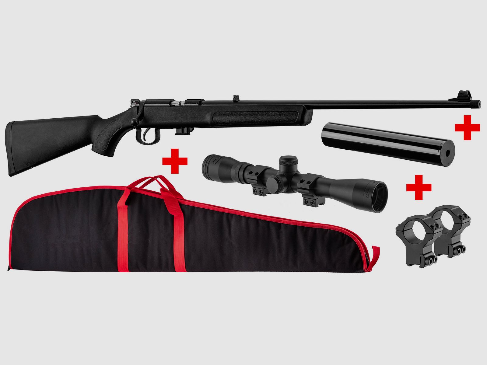 NR15 Rifle Pack Synthetic Stock .22 LR