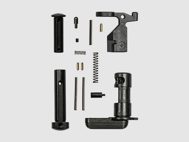 AERO PRECISION FCG/POIGNÉE AERO PRECISION EPC KIT DE PIÈCES INFÉRIEURES SANS POIGNÉE, FCG & GARDESPOUT NOIR