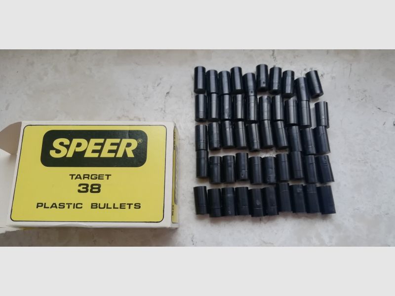 Speer Target Training Plastic Bullets 50 Geschosse Trainingsmunition