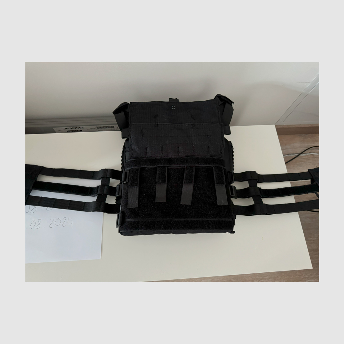 Tactical Vest RUSH 2.0 + Dummy Platten + Magpouch - Schwarz