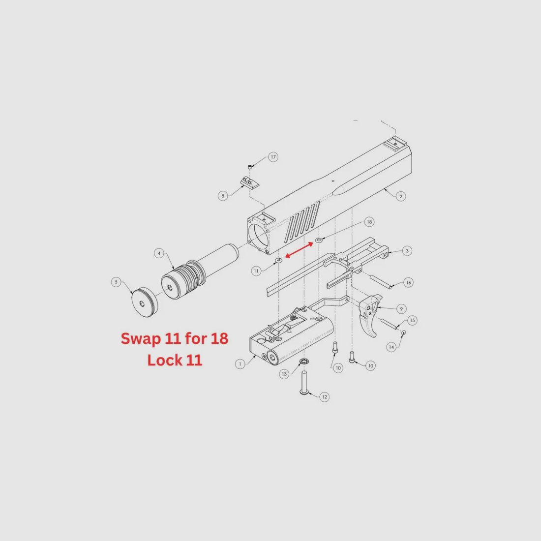 Z-RAM ASA TO CHAMBER ADAPTER FSC TCP HDR50 HDP50 HDR68