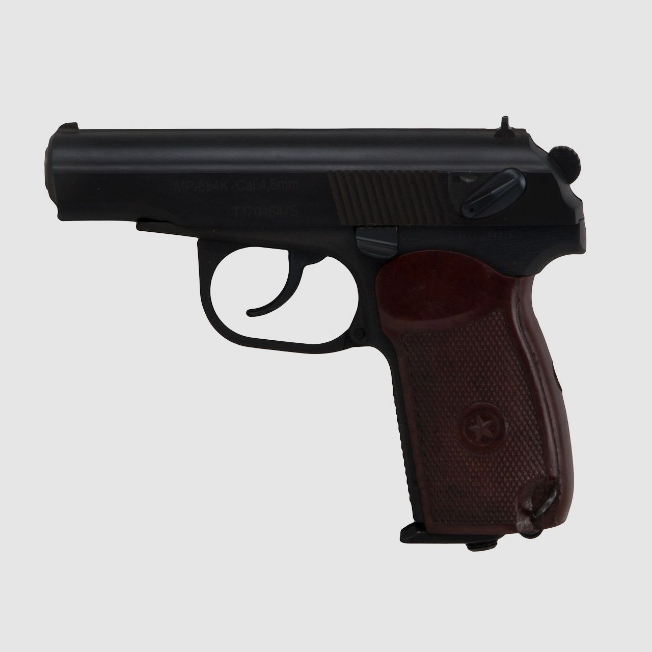 CO2 Pistole Baikal Makarov MP654K 5.2 Serie 88 Stahl CNC Kaliber 4,5 mm BB (P18)