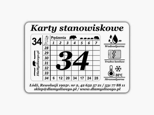 Standkarten 21-34