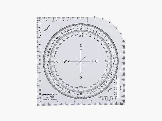 Standardgraph Karten-Winkelmesser