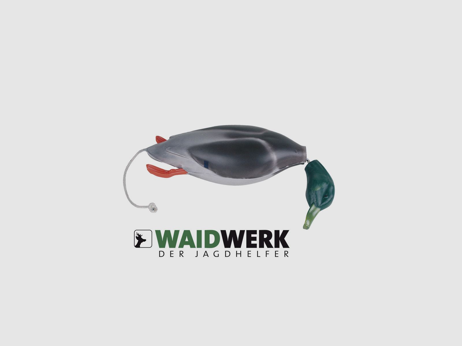 WAIDWERK Apportier-Stockente Vollkörper 2-teilig